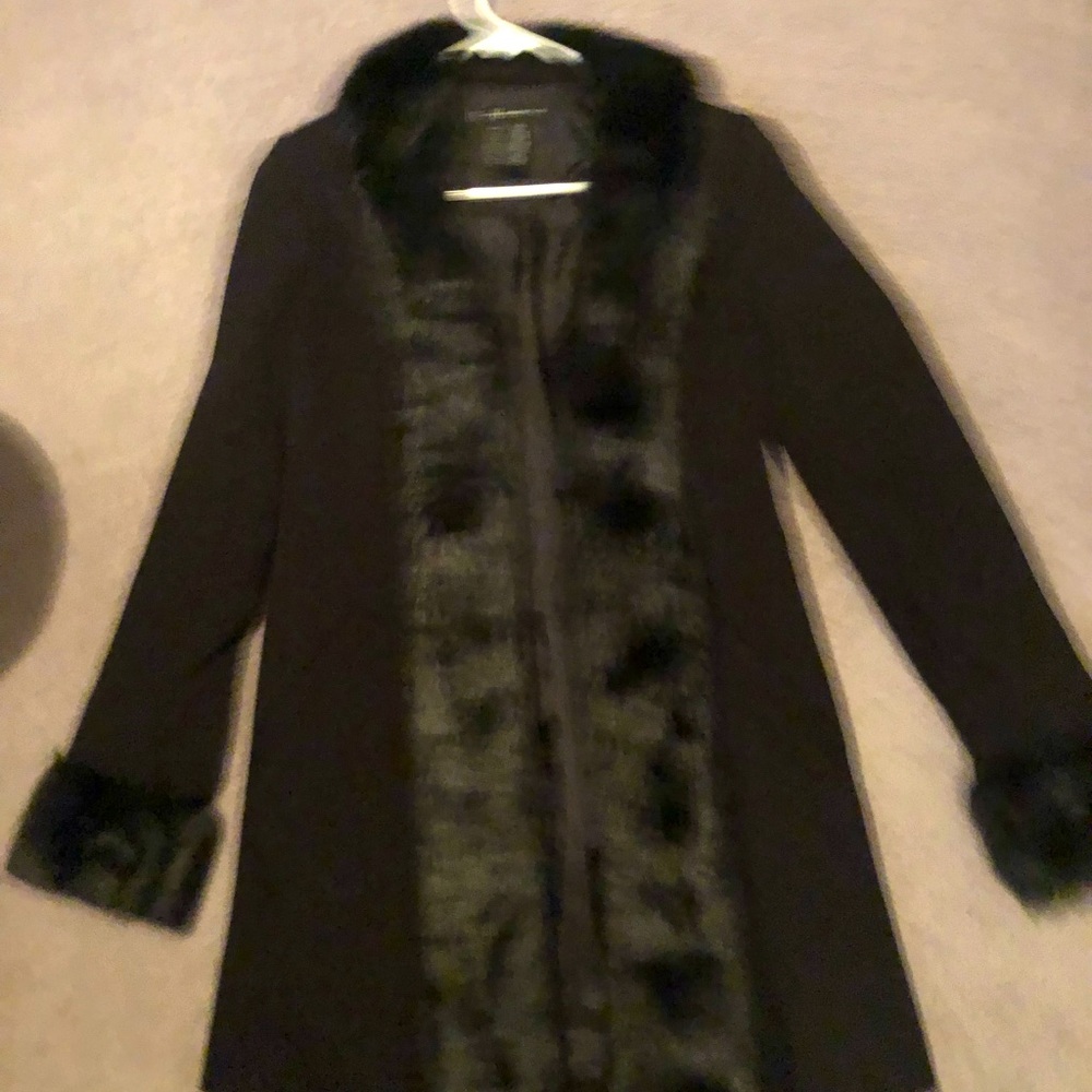 Inc Concepts Faux Fur Cuff Jacket